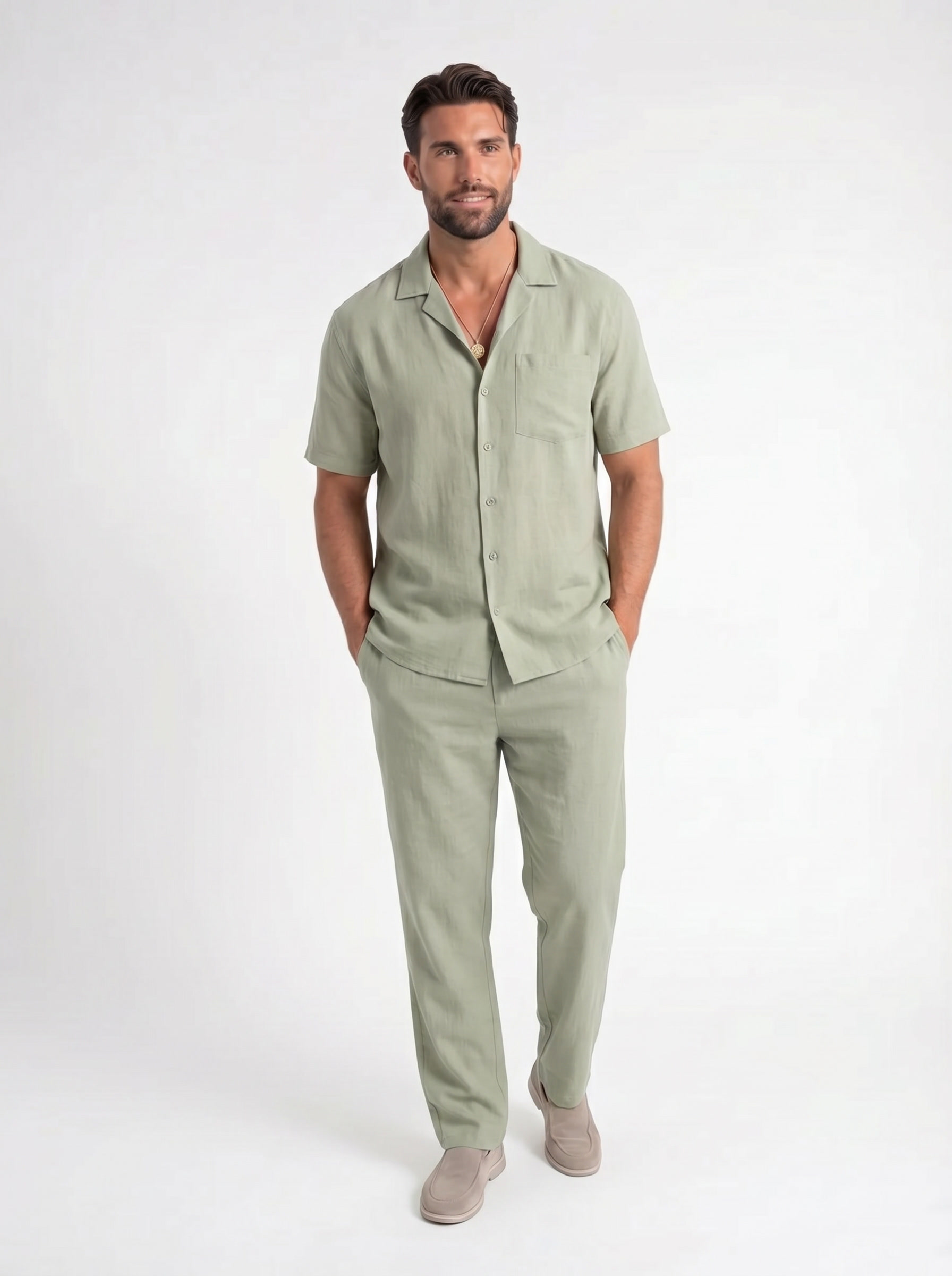 Arlo – Zomerse Linnen Set