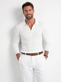 Rafael – Luxe Ribbed Polo Longsleeve