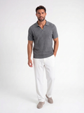 Luca – Gebreide Polo T-Shirt
