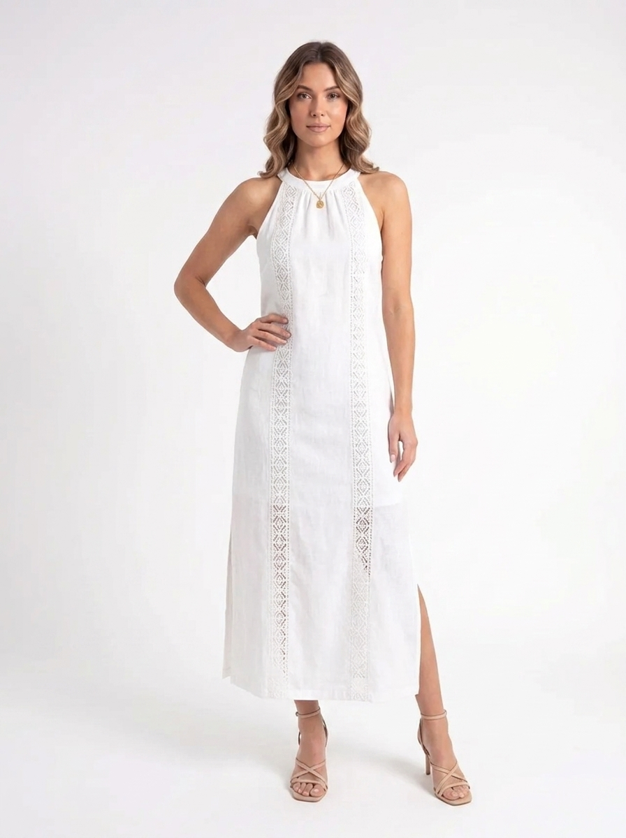 Isla – Linnen Maxi Jurk