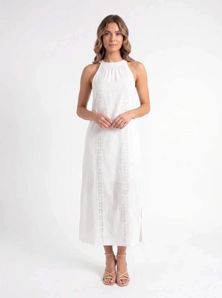 Isla – Linnen Maxi Jurk