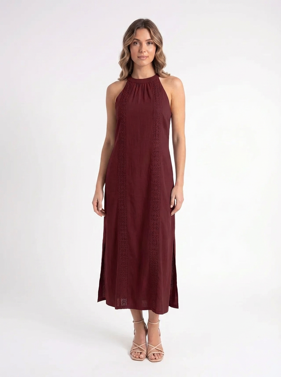 Isla – Linnen Maxi Jurk
