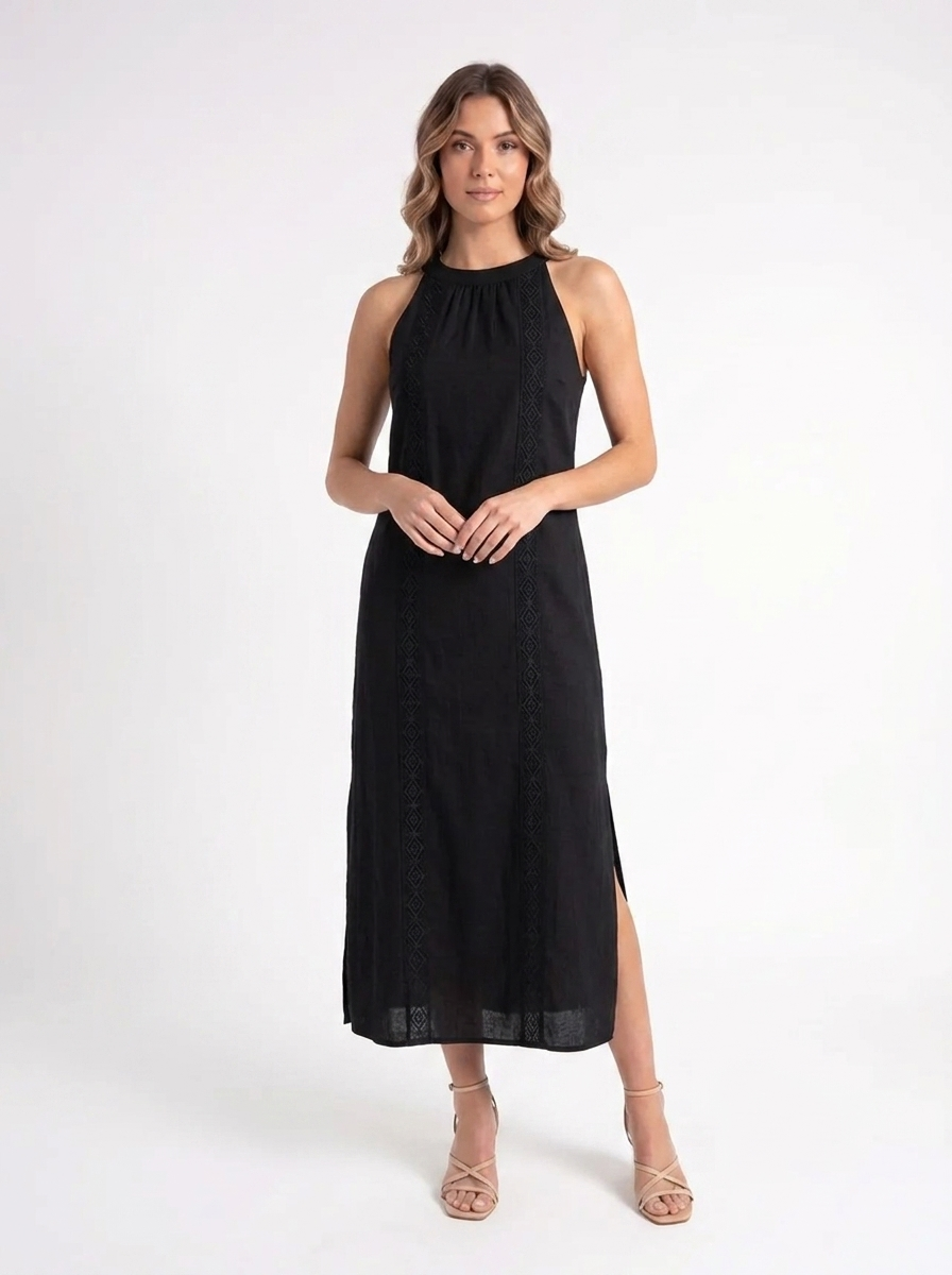 Isla – Linnen Maxi Jurk