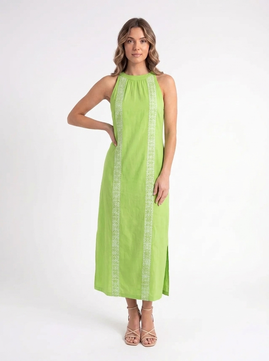 Isla – Linnen Maxi Jurk
