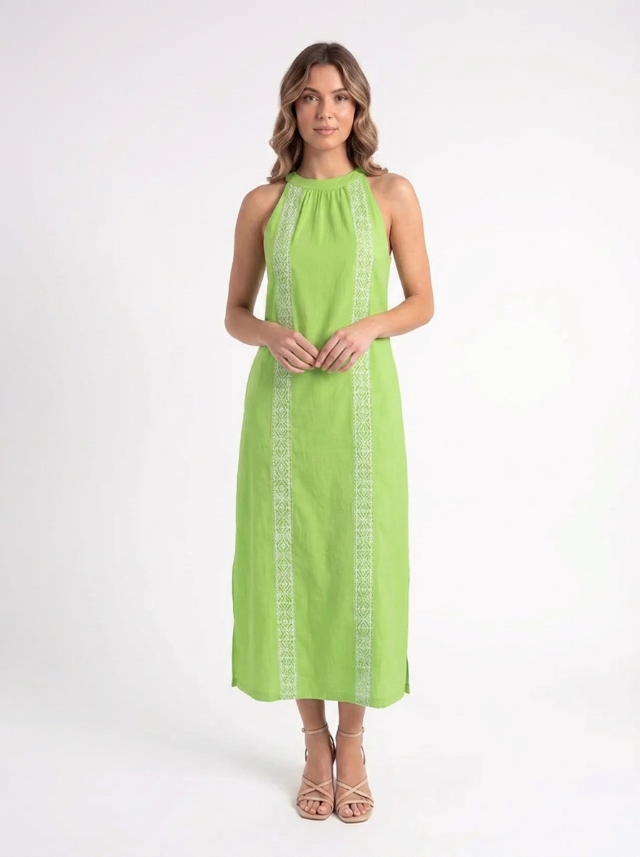 Isla – Linnen Maxi Jurk