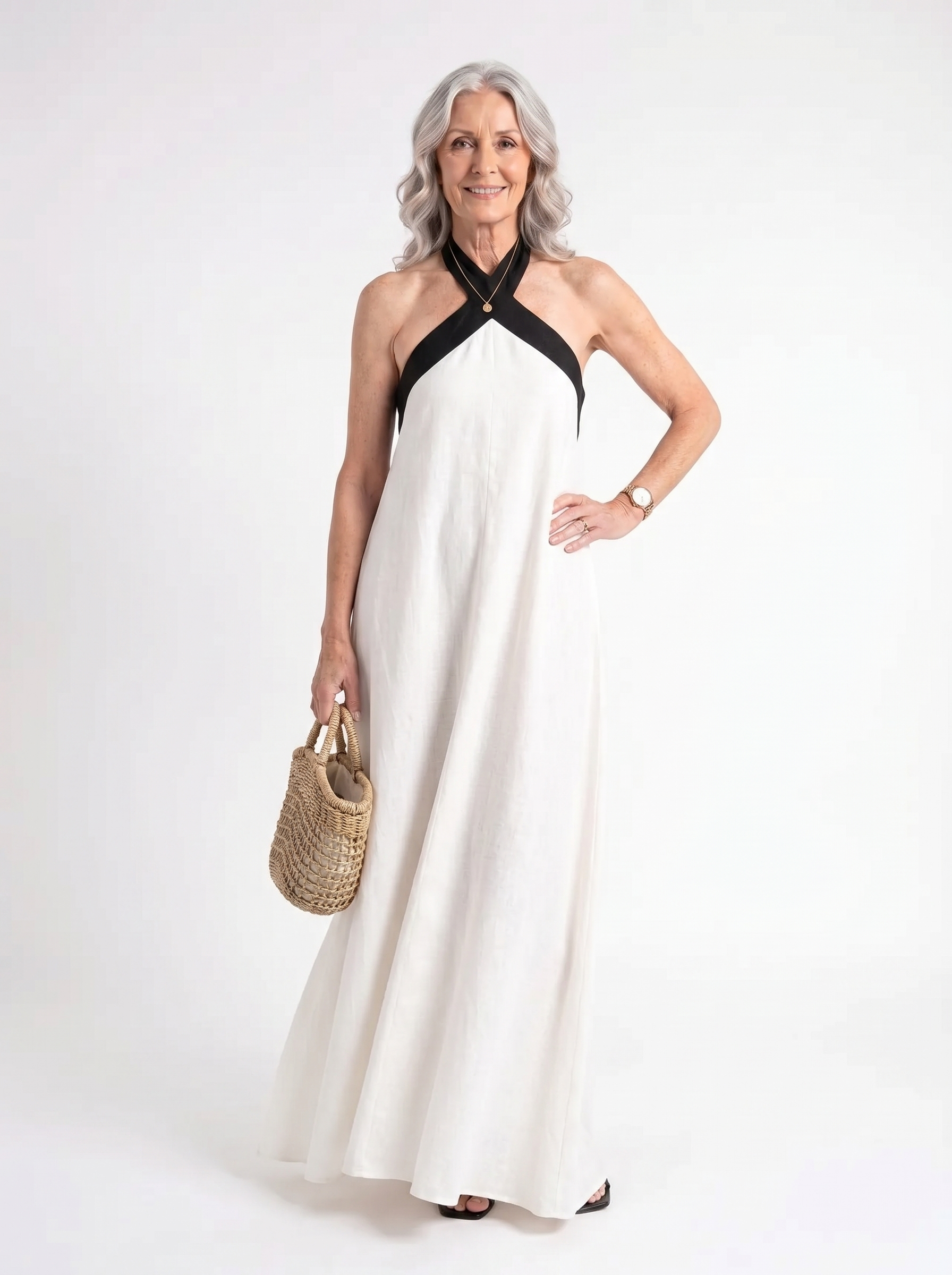 Amara – Halter Maxi Jurk