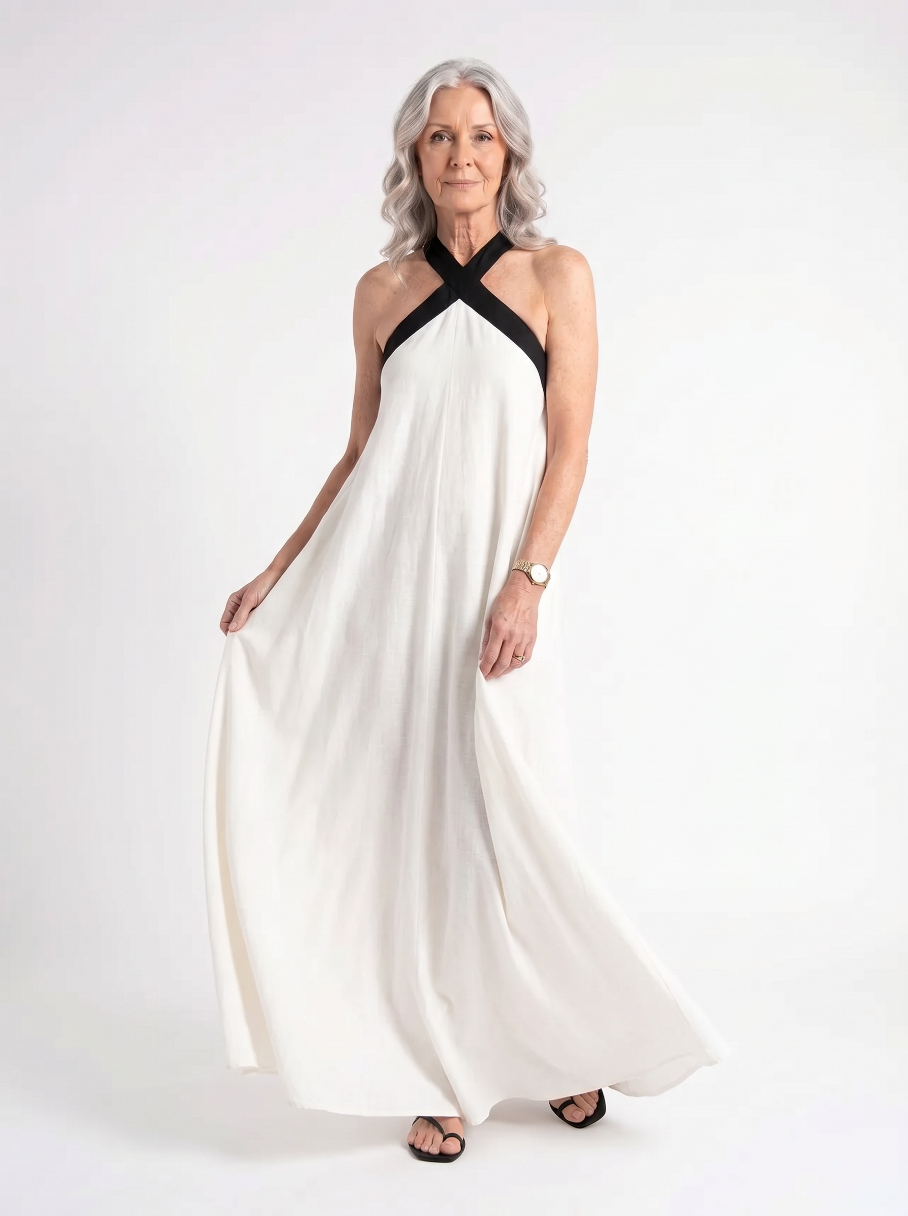Amara – Halter Maxi Jurk