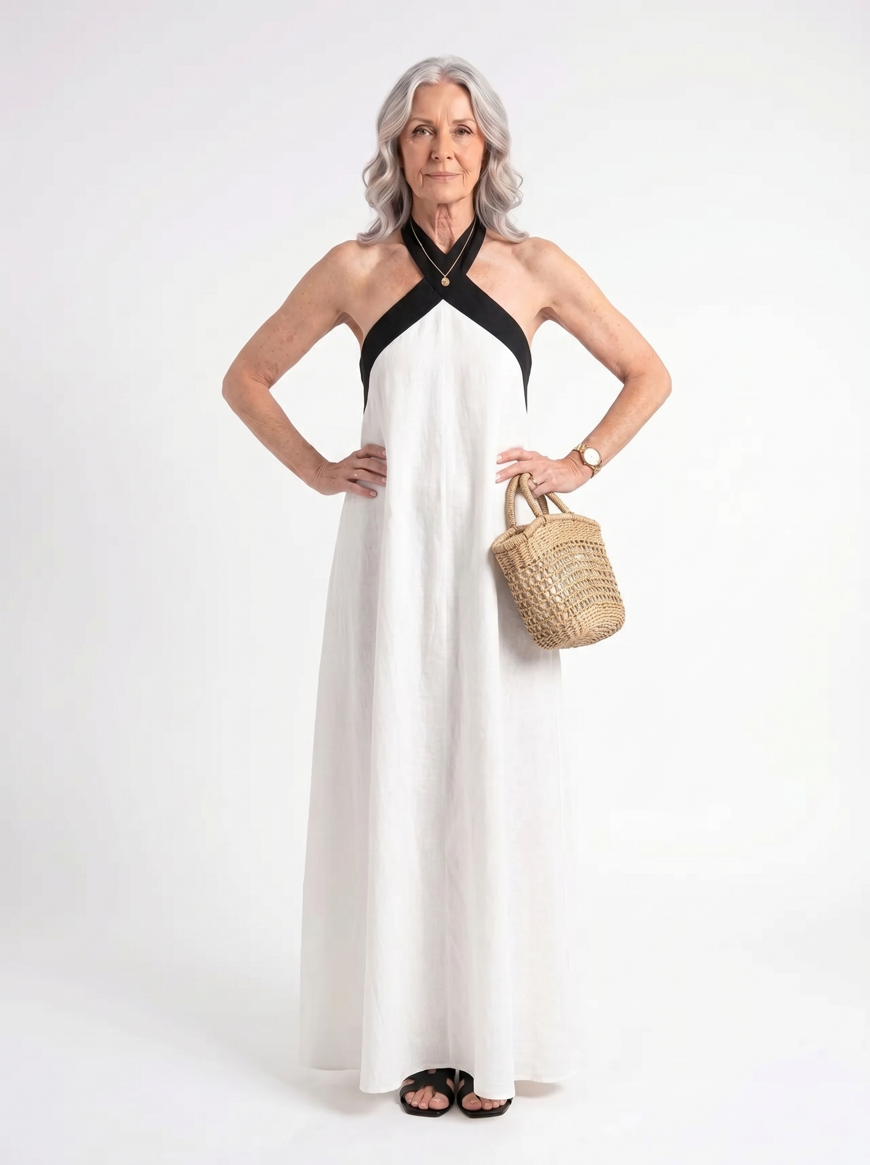 Amara – Halter Maxi Jurk
