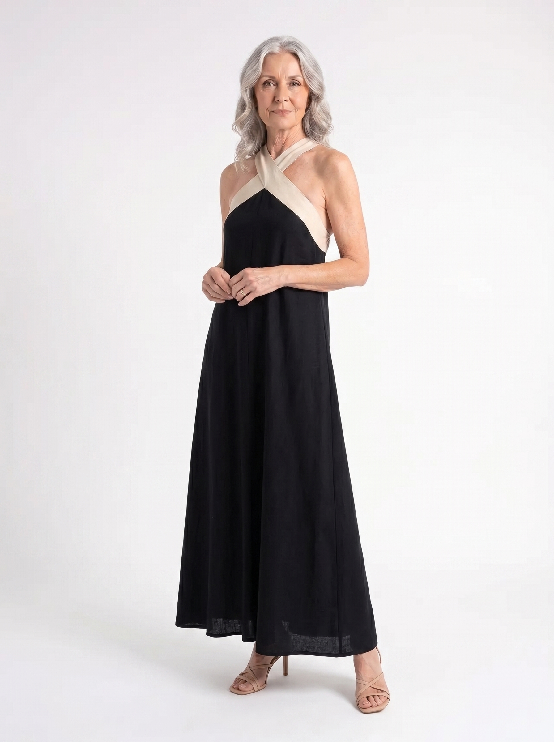 Amara – Halter Maxi Jurk