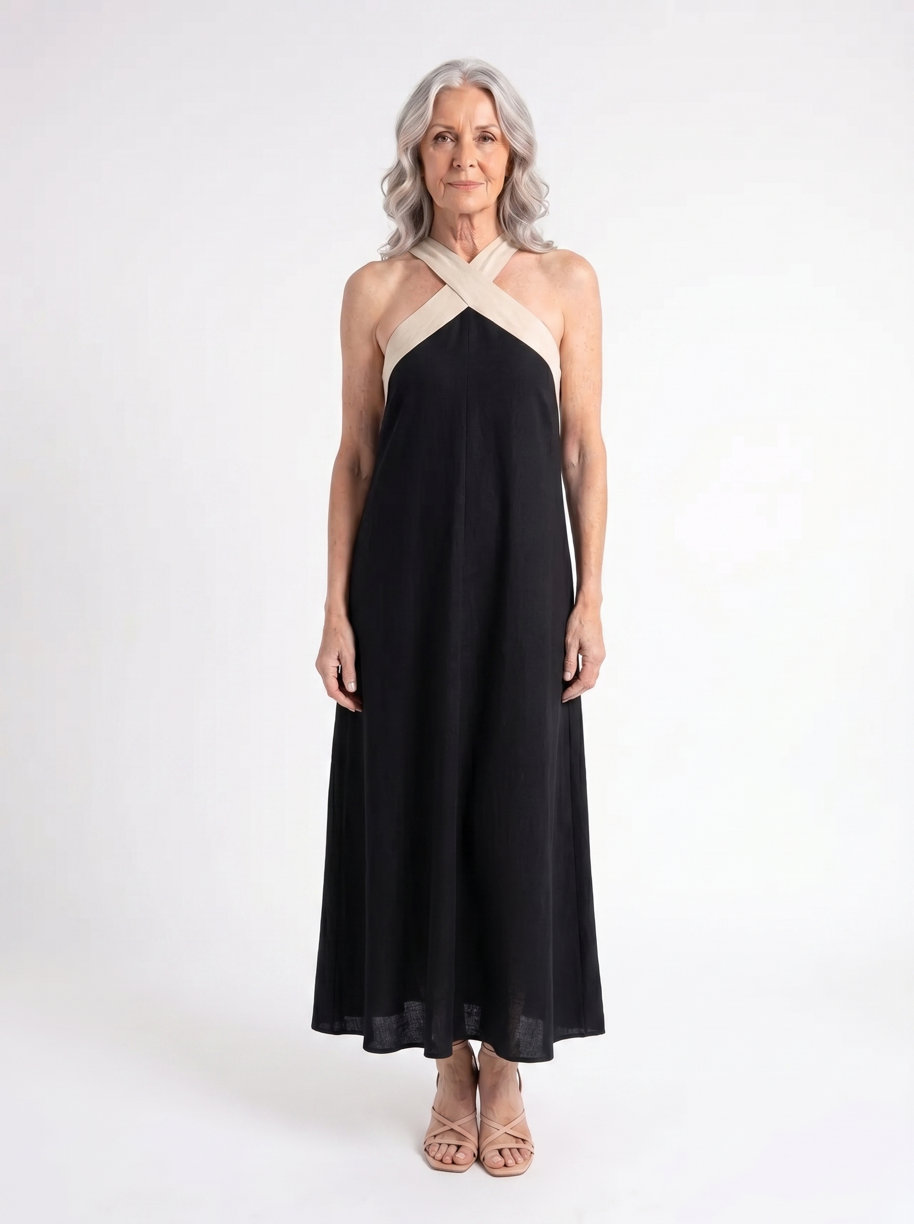 Amara – Halter Maxi Jurk