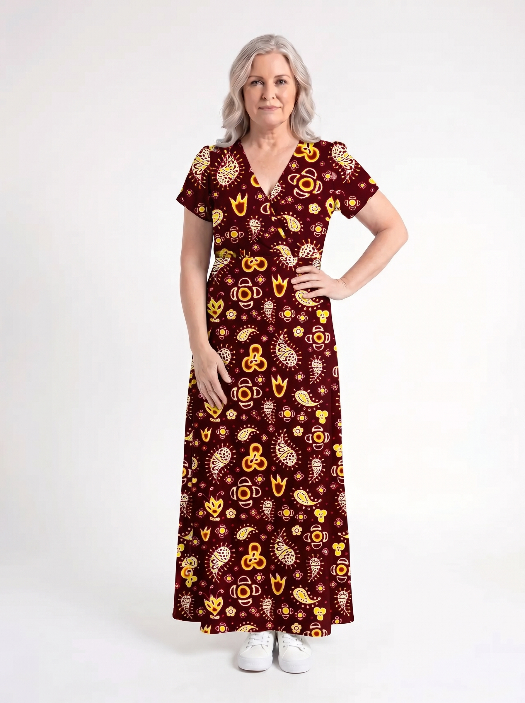 Zara – Print Midi Jurk