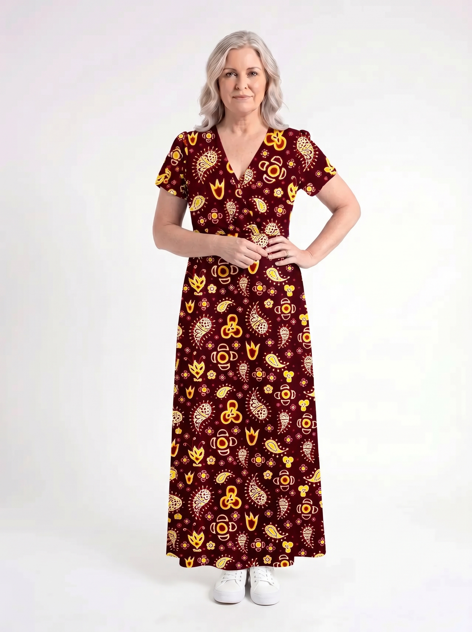 Zara – Print Midi Jurk