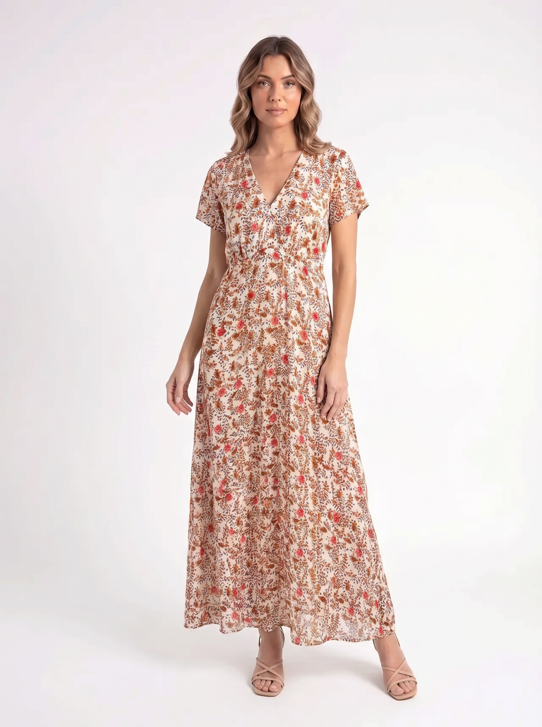 Zara – Print Midi Jurk