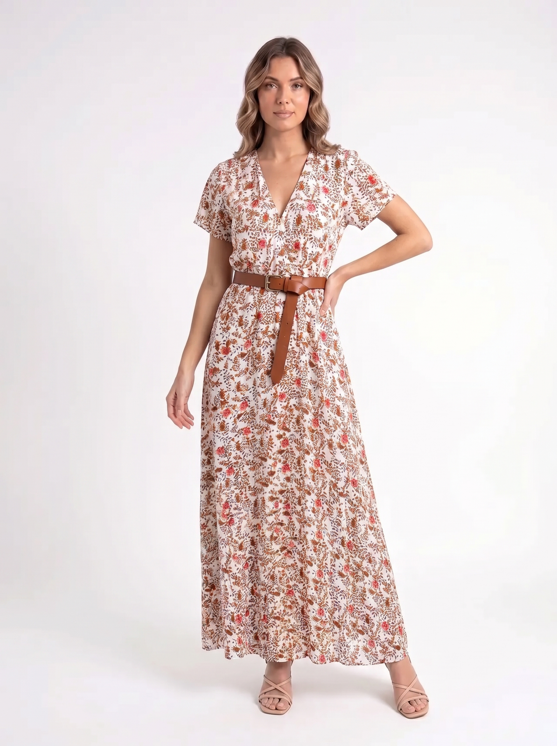 Zara – Print Midi Jurk