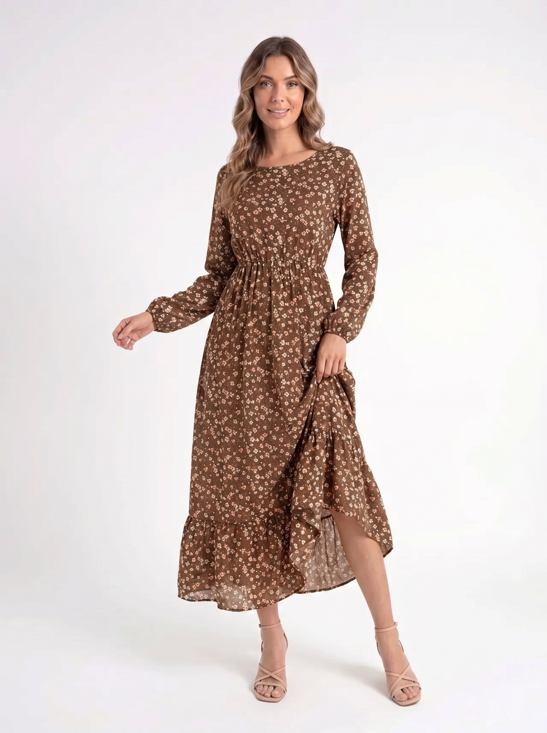 Hazel – Vintage Bloemenjurk