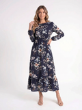 Elora – Luxe Floral Jurk