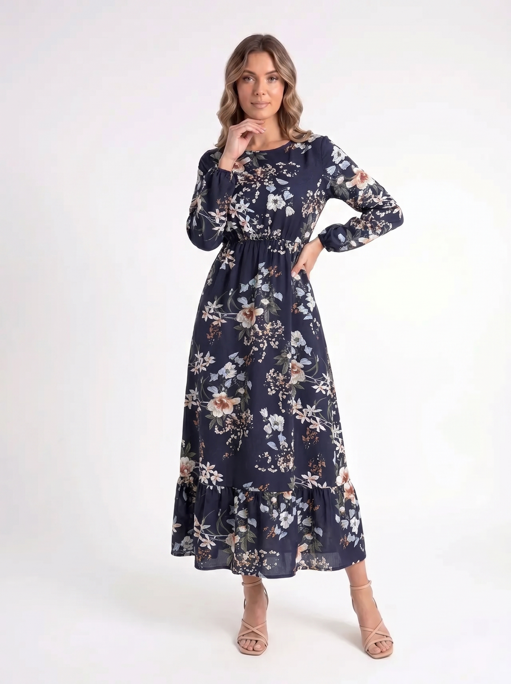 Elora – Luxe Floral Jurk