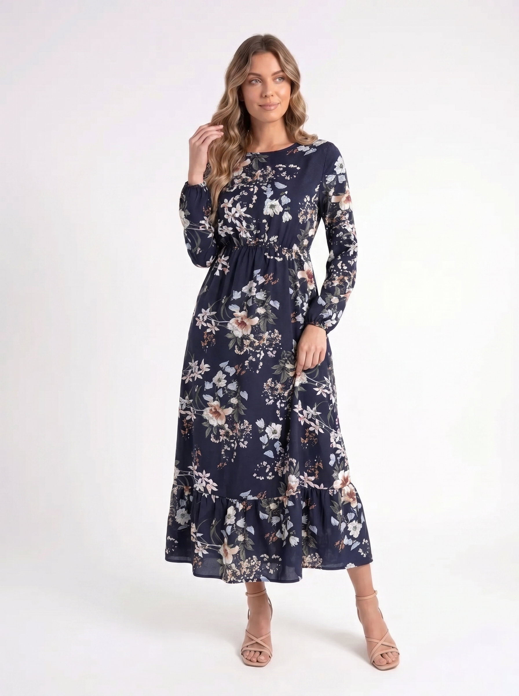 Elora – Luxe Floral Jurk