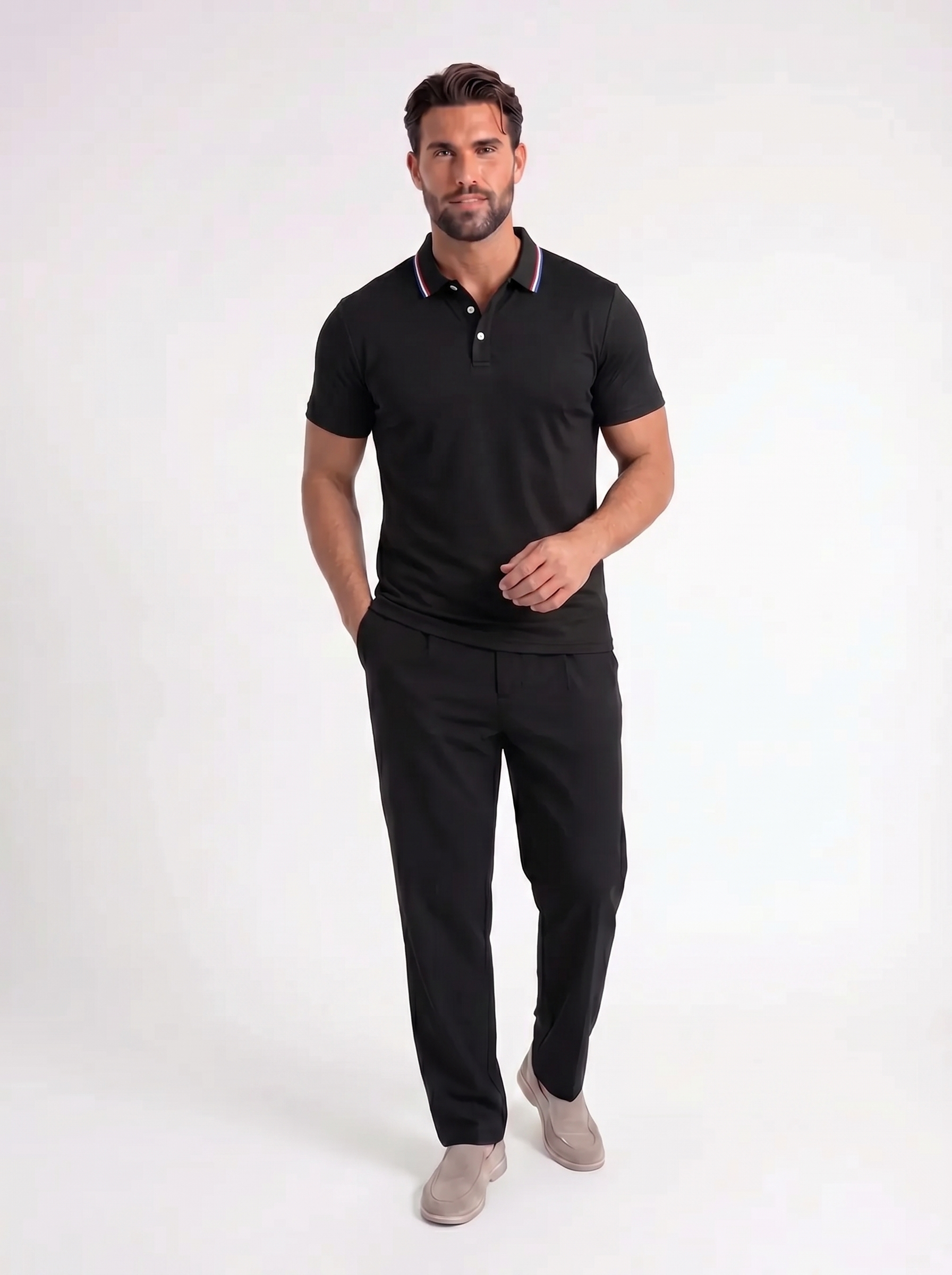 Armin – Klassieke Polo met Contrastkraag
