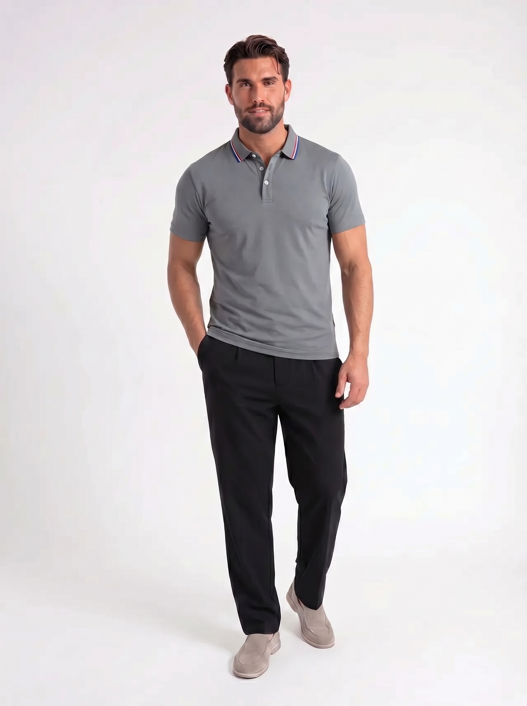 Armin – Klassieke Polo met Contrastkraag