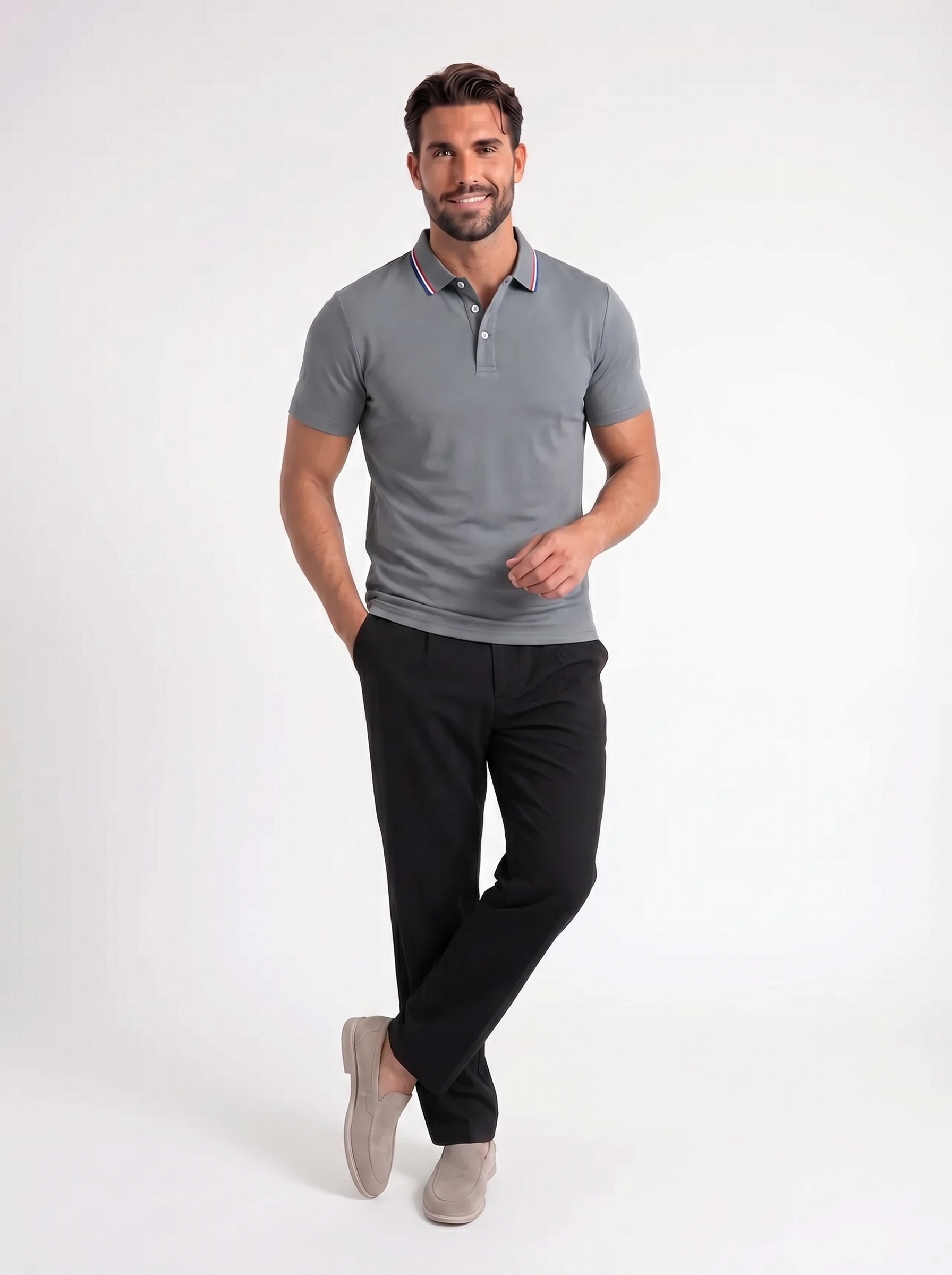 Armin – Klassieke Polo met Contrastkraag