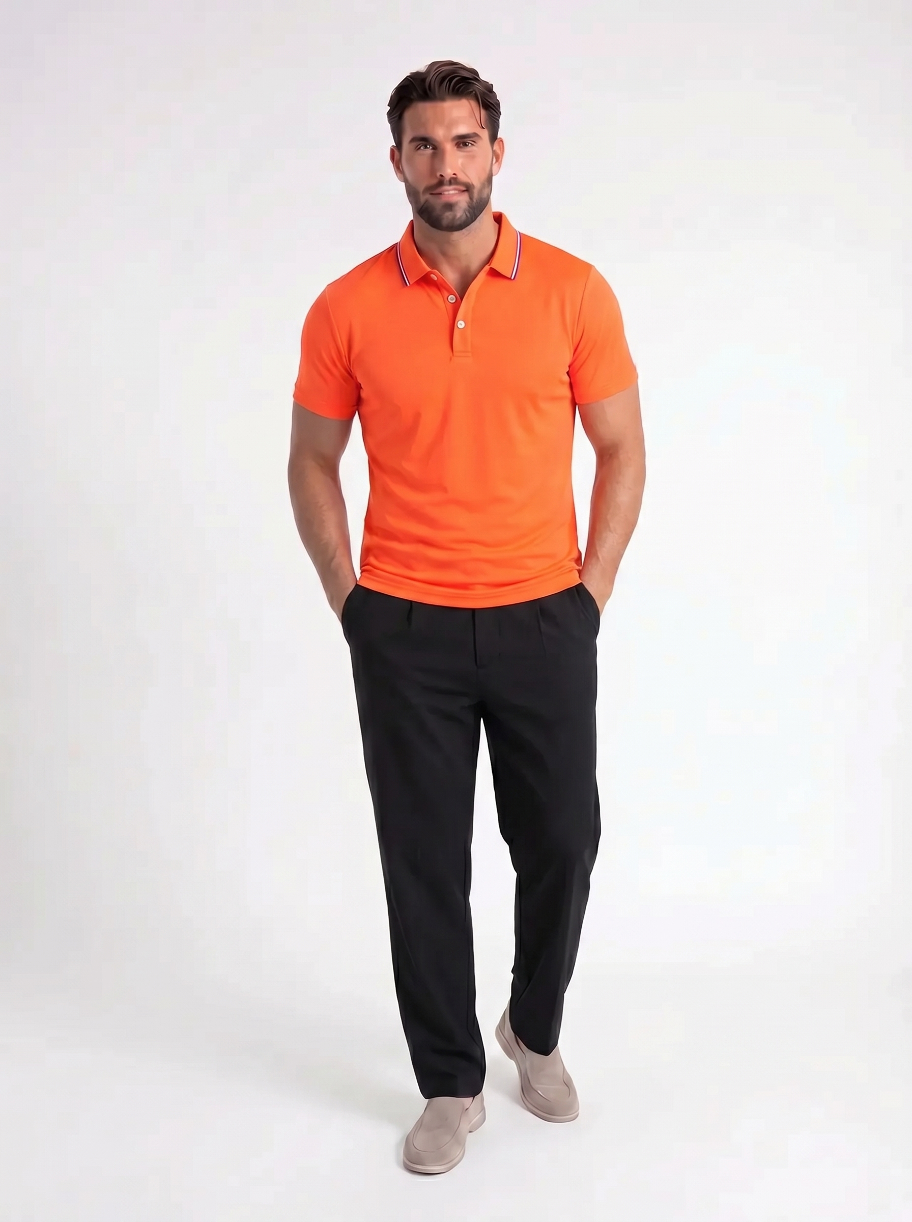 Armin – Klassieke Polo met Contrastkraag