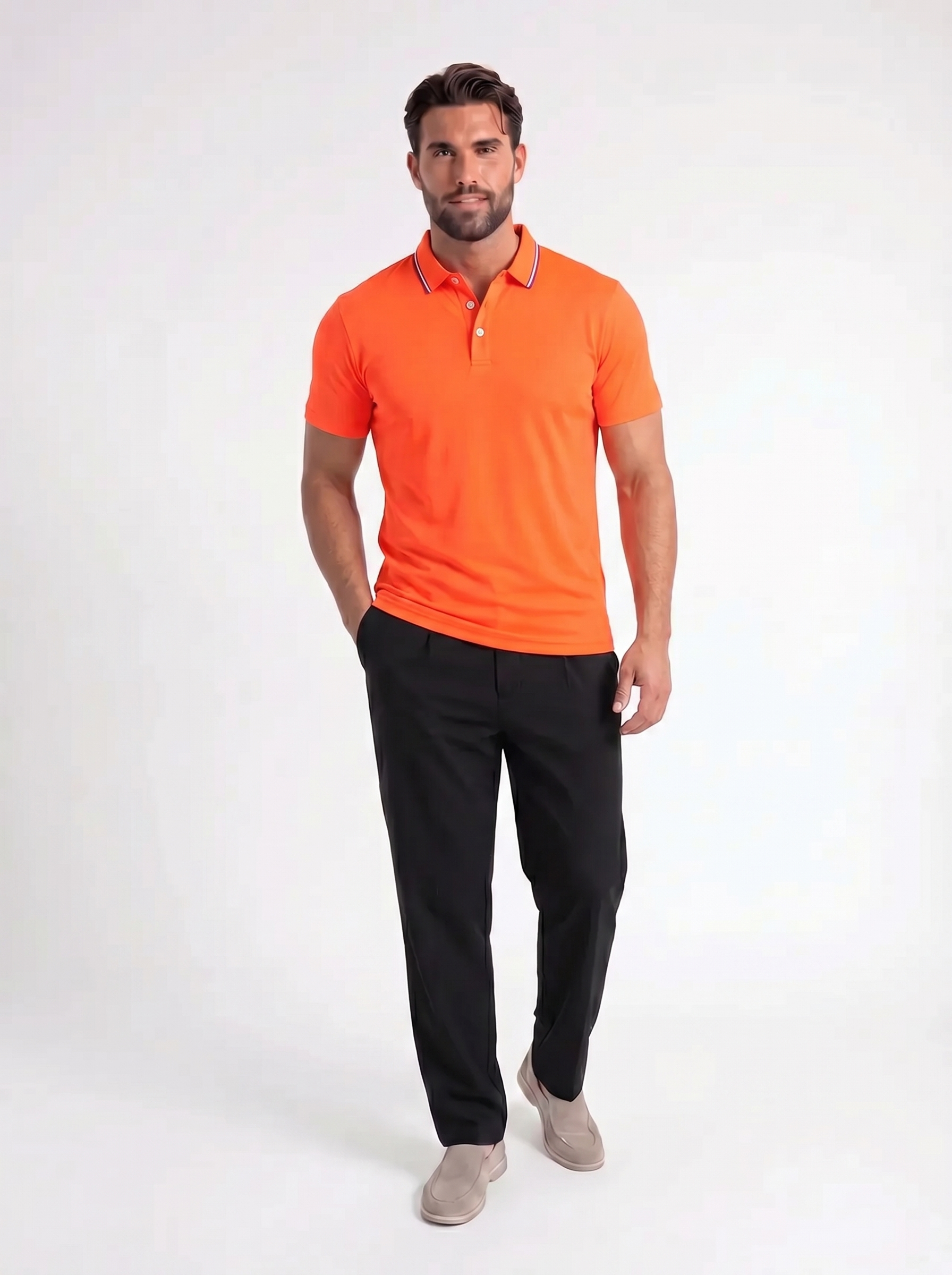 Armin – Klassieke Polo met Contrastkraag
