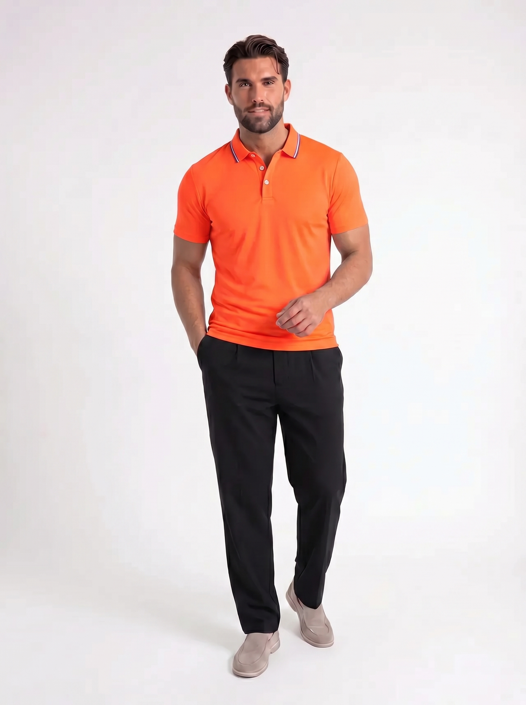 Armin – Klassieke Polo met Contrastkraag