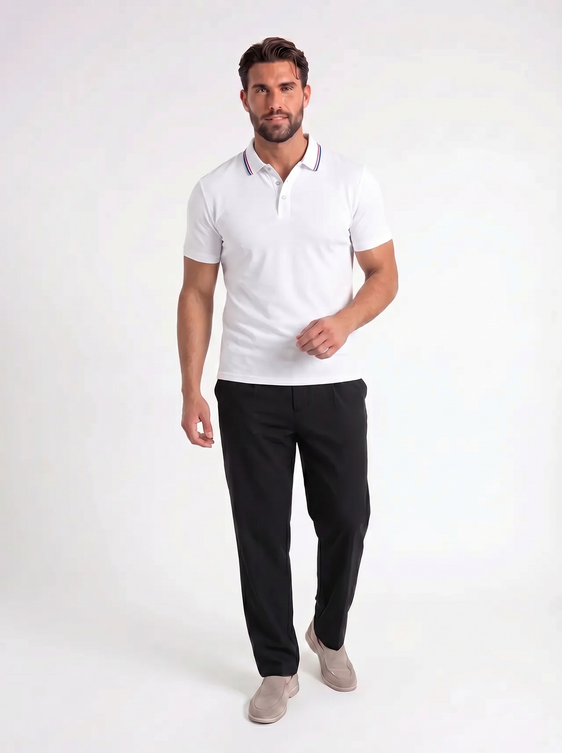 Armin – Klassieke Polo met Contrastkraag