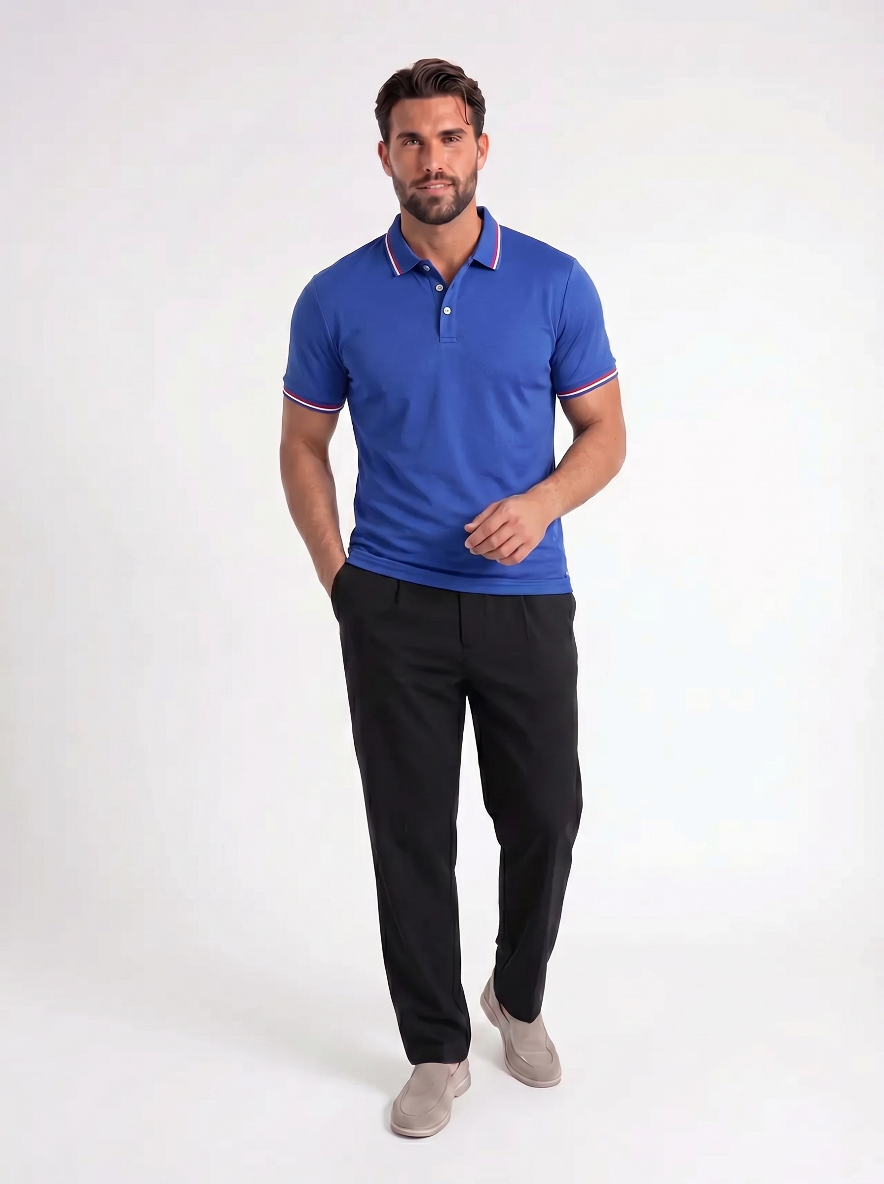 Armin – Klassieke Polo met Contrastkraag