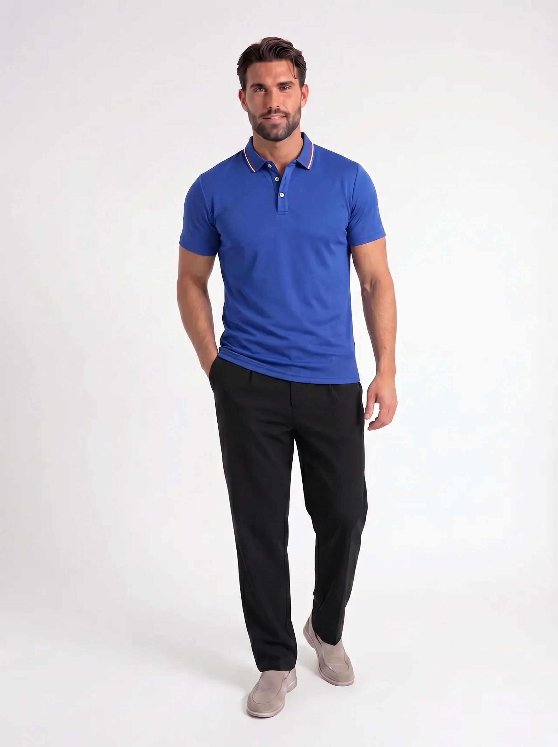 Armin – Klassieke Polo met Contrastkraag