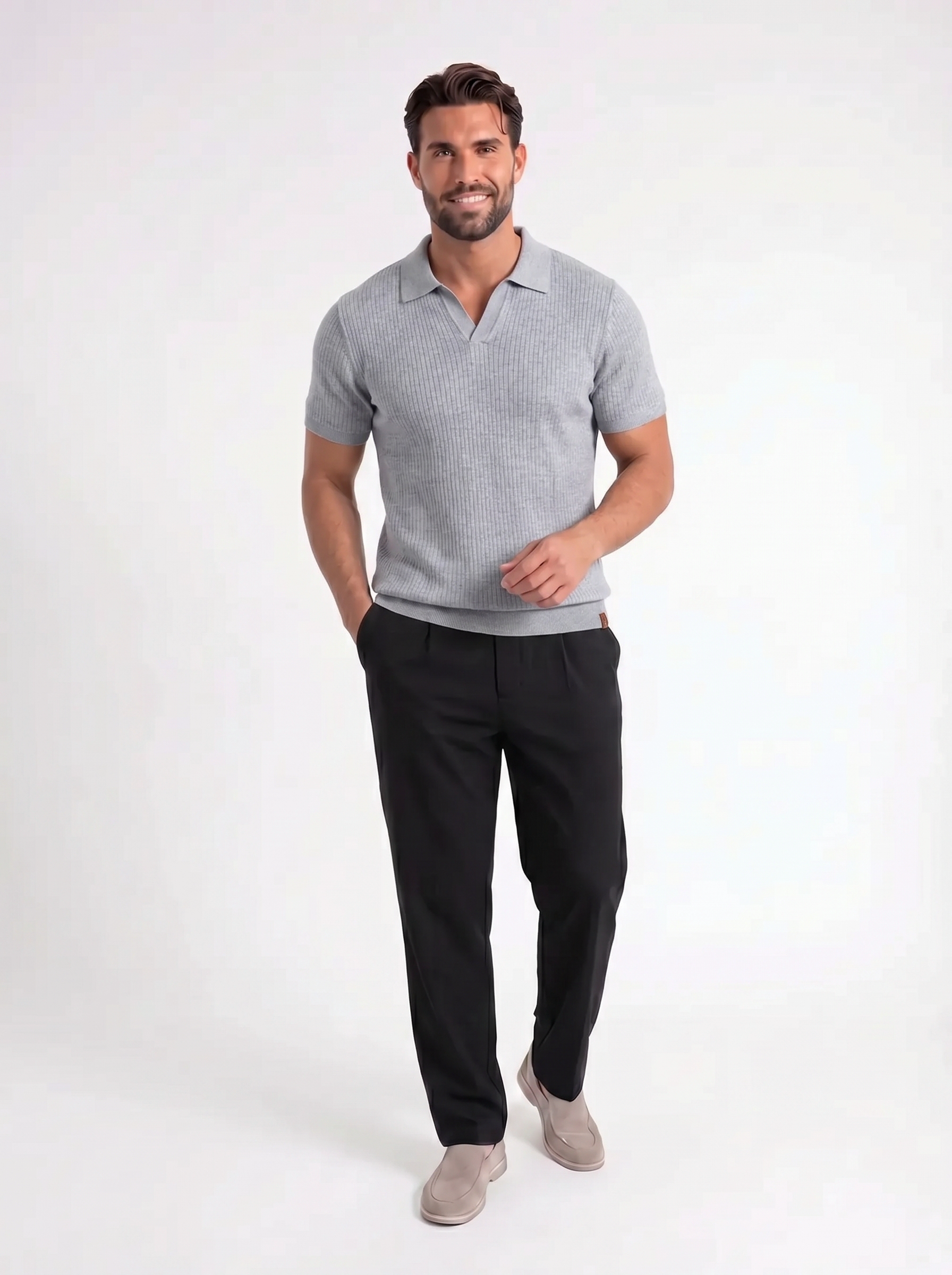 Arvo – Ribbed Polo