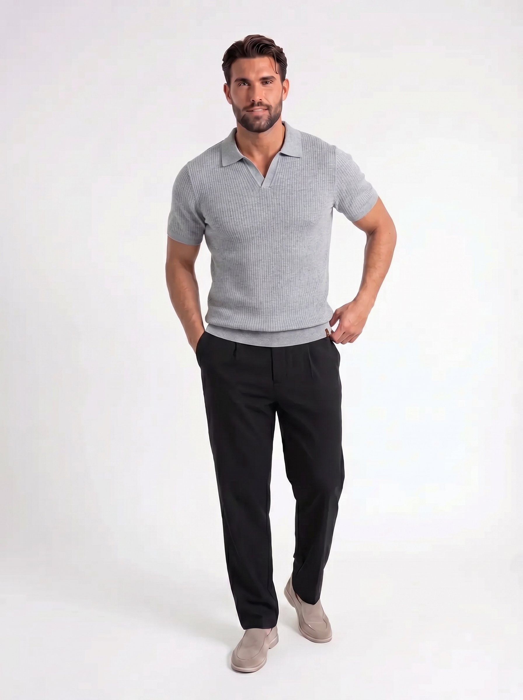 Arvo – Ribbed Polo